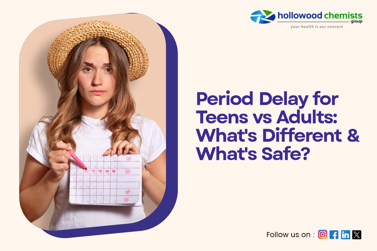 Period Delay for Teens vs Adults