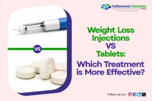 Comparison of weight loss injections and tablets available in the UK